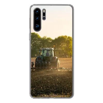 Produktbild von MuchoWow® Handyhülle Schutzhülle Hülle für Huawei P30 Pro Traktor - Vogel - Land Silikon Softcase Handy Hülle - Schutzdeckel