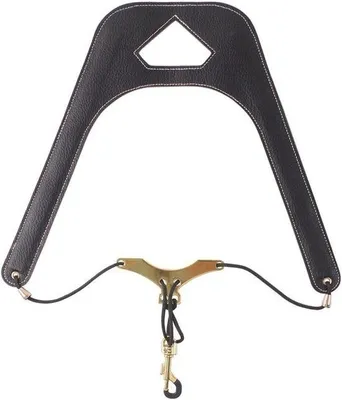 Produktbild von Saxophon Schultergurt - Saxneck-Armband Saxband - Musik machen - Armour-förmiges Design - 24-35 cm verstellbar - Schwarz