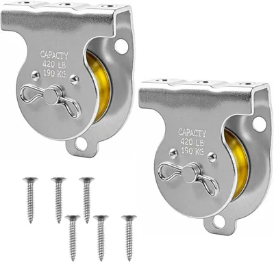 Imagen del producto de Rodillo de cuerda, 7,3 x 5,5 cm, 2 unidades, capacidad de carga de 190 kg, para aplicaciones industriales