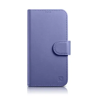 Productafbeelding van Icarer Etui Case Obudowa Pokrowiec: Lederen hoesje voor iPhone 14+, lichtpaars
