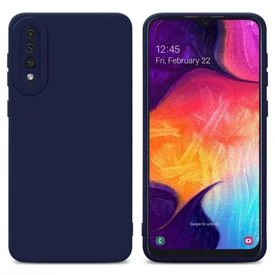 Obrázek produktu pro Cadorabo Case for Samsung Galaxy A50 4G / A50s / A30s Protective Cover in Blue TPU Silicone Etui Case Kryt mobilního telefonu