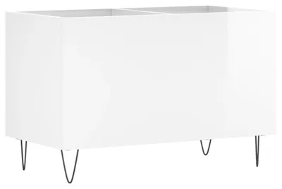 Produktbild von vidaXL Plattenschrank Hochglanz-Weiß 74,5x38x48 cm Holzwerkstoff