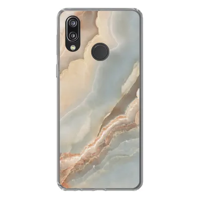 Produktbild von MuchoWow® Handyhülle Schutzhülle Hülle für Huawei P20 Lite (2020) Luxus - Mineralien - Natursteine Silikon Softcase Handy Hülle - Kartenhalter