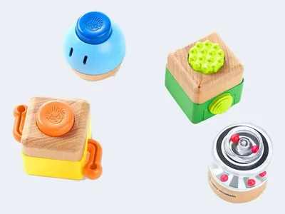 Immagine prodotto di Hape Baby Einstein Quattro mattoncini pazzi per le costruzioni
