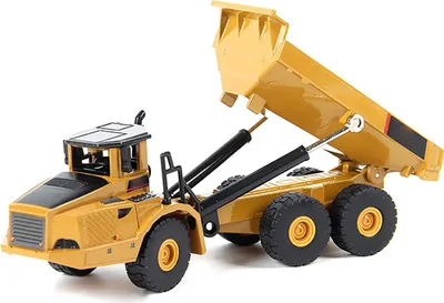 Immagine prodotto di Set di veicoli da costruzione in metallo - escavatore e ribaltabile, realistico, 2 in 1 - giocattolo per bambini, regalo e giocattolo educativo