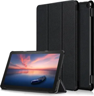 Produktbild von Schutz Hülle für Amazon Kindle Fire HD10 / 10 Plus 2021 11. Generation Schutzhülle Tasche Etui Case Standfunktion Auto Schlaf Wach Funktion SCHWARZ