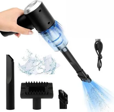 Obrázek produktu pro Kompaktní ruční vysavač 120 W s USB a HEPA filtrem, černý