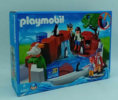Produktbild von PLAYMOBIL 4462 Pinguinbecken mit Nisthöhle Tierpark Zoo Pinguin Tier Park