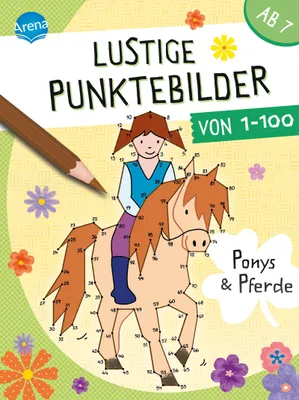 Produktbild von Lustige Punktebilder von 1 bis 100. Ponys und Pferde