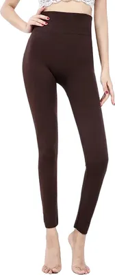 Zdjęcie produktu dla Legginsy Classic Ciemny Brąz - Wygodne i Ciepłe KP24944
