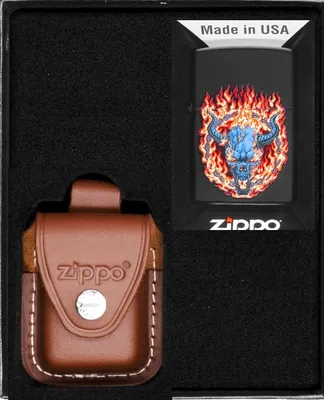 Produktbild von ZIPPO Feuerzeug-Set BURNING DEVIL Geschenk No2