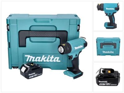 Produktbild von Makita DHG 180 M1J Akku Heißluftgebläse 18 V 550 °C + 1x Akku 4,0 Ah + Makpac - ohne Ladegerät