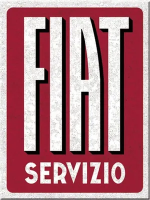 Produktbild von Nostalgic-Art - Magnet 6 x 8 cm - Fiat - Fiat Servizio