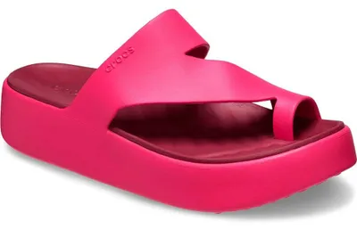 Produktbild von Crocs Getaway Platform Toe Loop Flip-flops Rosa EU 38-39 Frau Rosa EU 38-39