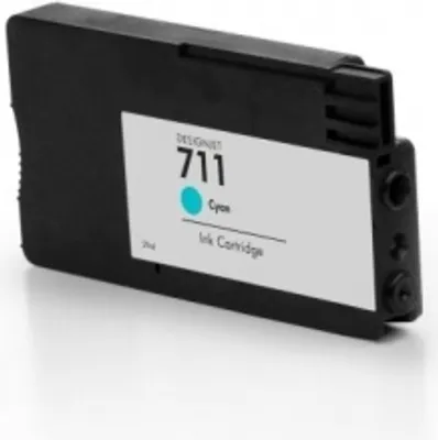 Produktbild von Druckerpatrone kompatibel mit HP 711 cyan - CZ130A für DesignJet T120, T125, T130, T520, T 525, T530 24 Inch + 36 Inch