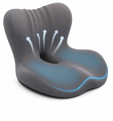 Productafbeelding van Ergonomisch Zitkussen met Rugsteun voor Stoel en Auto