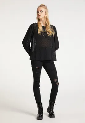 Image de Blouse pour femme Speedlight - Noir, taille XS