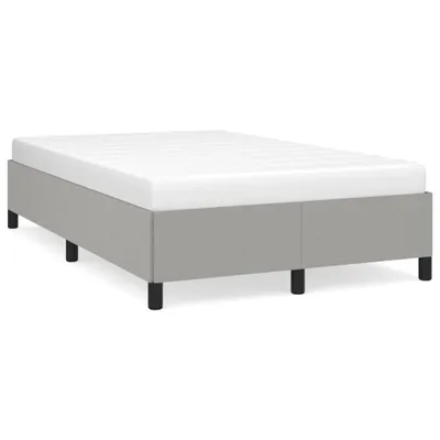 Immagine prodotto di vidaXL Struttura letto senza materasso grigio chiaro 120x190 cm tessuto