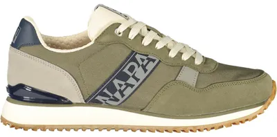 Image de Chaussures de sport vertes pour homme, à lacets et avec semelle amovible