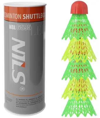 Produktbild von NILS Crossminton Federbälle mit LED Perfekt für Indoor & Outdoor