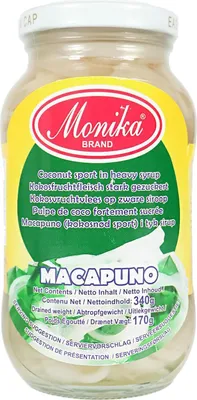 Produktbild von Monika Macapuno Kokosfleisch gezuckert 340g/170g