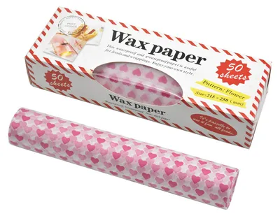 Produktbild von 50 Blatt lebensmittelechtes Papier, Bienenwachstuch, Wachspapier für Sandwiches, Brot, Hamburger und Snacks (25 x 21 cm)