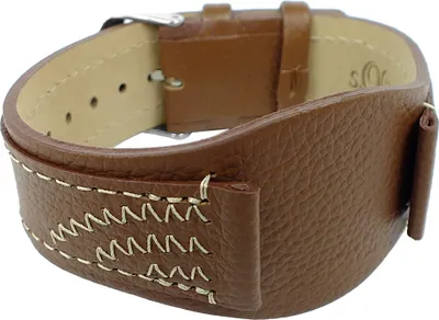 Produktbild von s.Oliver Unterlageband | Uhrenarmband 18mm | Leder braun SO-3049-LQ