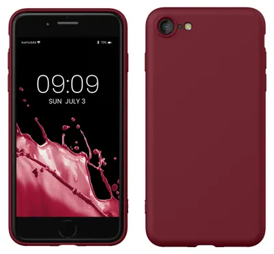 Produktbild von kwmobile Handyhülle für iPhone SE 2022 Hülle / iPhone SE 2020 / iPhone 8 / iPhone 7, für iPhone SE Hülle - Schutzhülle für kabelloses Laden - Case in