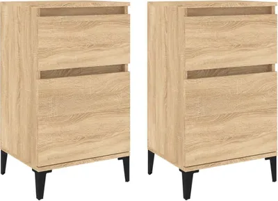 Immagine prodotto di Comodini 2pz Rovere Sonoma 40x35x70 cm