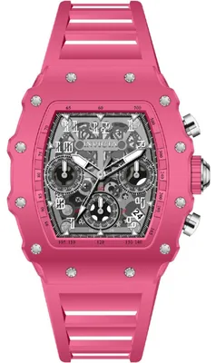 Produktbild von Invicta Racing 69609 Herrenuhr - Quarzwerk - Acryl mit silbernem Zifferblatt - 39 mm
