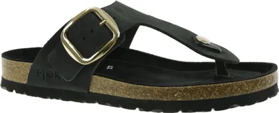 Produktbild von Supersoft FJORT Damen pflanzlich gegerbter weicher Leder Zehentrenner EUR 40