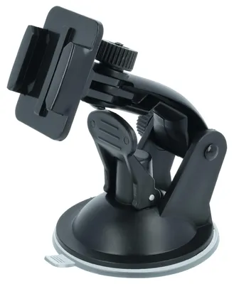 Produktbild von vhbw Saugnapf-Halterung kompatibel mit GoPro Hero 4, 3 + Plus Silver Edition, 3 + Plus White Edition Action Cam, Kamera - Mit 1x Saugnapf Schwarz