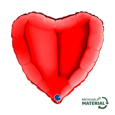Image de Ballon gonflable coeur rouge 46 cm