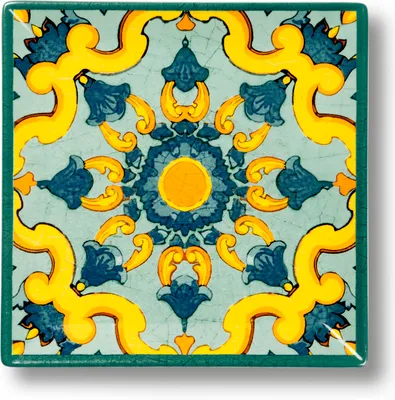 Immagine prodotto di Excelsa Excelsa Set di 6 Tellern Trinacria Keramik 18x2x18 cm Bunt