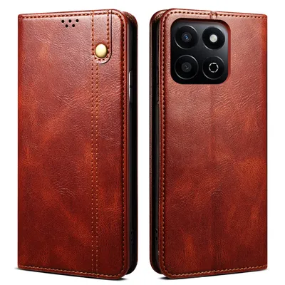 Obrázek produktu pro Pouzdro pro Honor Play 60 Plus/Honor 200 Smart kožené flip pouzdro peněženka s funkcí stojánku červené