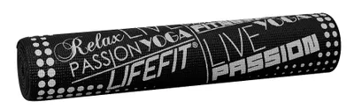 Zdjęcie produktu dla Mata gimnastyczna LIFEFIT® SLIMFIT PLUS, 173x58x0,6cm, czarna