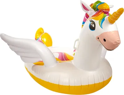 Produktbild von INTEX Schwimmtier Einhorn 201 x 104 x 97 cm, inkl. Reparaturflicken