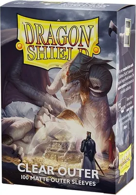 Produktbild von Dragon Shield Standardgröße Matte Außenhüllen - Klar (100)