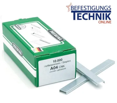 Produktbild von Prebena Klammern A04CNK A 80/04mm verzinkt für 1XR-A16 1GP-A16 KL-01 10M