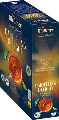 Zdjęcie produktu dla Meßmer Organic Darjeeling Deliht 15 filiżanek porcji