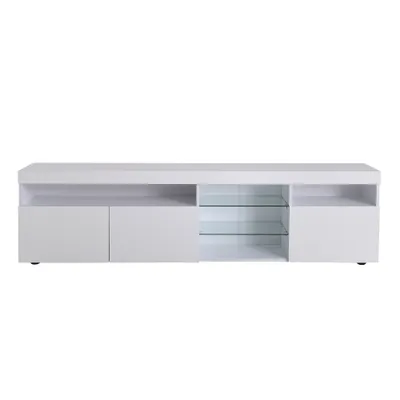 Produktbild von Lowboard 180/35/45 cm, TV-Schrank mit LED-Beleuchtung, Fernsehtisch, Fernsehschrank, Wohnzimmer Sideboard
