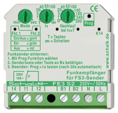Immagine prodotto di Ricevitore radio da incasso SCHALK 230V/AC per interruttori