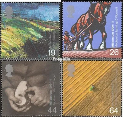 Produktbild von Briefmarken Großbritannien 1999 Mi 1823-1826 (kompl.Ausg.) postfrisch Landwirtschaft