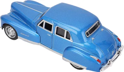 Zdjęcie produktu dla Klasyczny model samochodu ze stopu aluminium, symulacja edukacyjna, skala 1:32, dekoracja kolekcjonerska w stylu vintage, niebieski