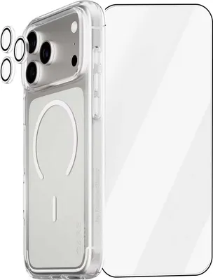 Produktbild von PanzerGlass ® | CARE by ® Flagship 3-in-1 Urban Explorer Set iPhone 17 Pro Max, Apple, Apple - iPhone 17 Pro Max, Trockene Anwendung, Kratzresistent, Schockresistent, Transparent, 1 Stück(e)