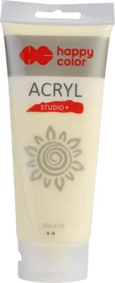 Obrázek produktu pro Happy Color Farba akrylowa Studio 200 ml żółty neapolitański