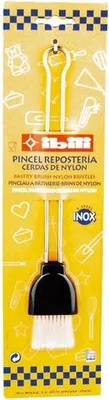 Image de Pinceau à pâtisserie Ibili avec manche en acier inoxydable et poils en nylon