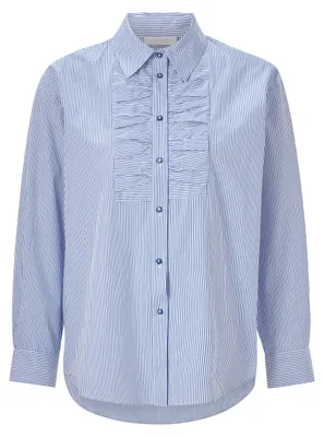 Produktbild von Baumwolle Striped Blouse with Details