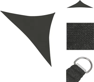 Zdjęcie produktu dla vidaXL Markiza 160 g/m² antracyt 5x5x6 m HDPE - Parasole i osłony przeciwsłoneczne