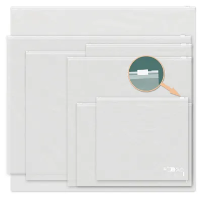 Image de Sacs de congélation de 40x30 cm - 50 pièces - Fermeture à glissière - Pour la conservation des aliments - Hermétiques - Matériau résistant et durable - Sacs pour congélation